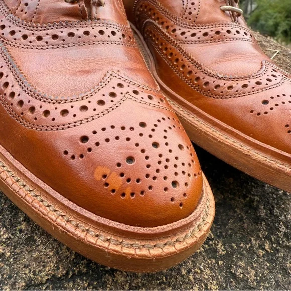 Allen Edmonds McTavish 9D Tan Leather Oxfords - Picture 9 of 15